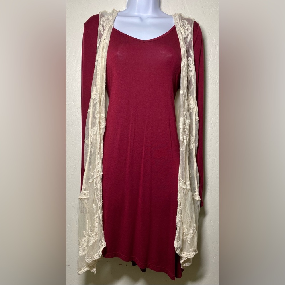 Red Comfy Dress | Large